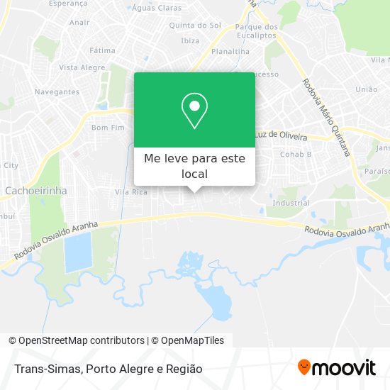 Trans-Simas mapa