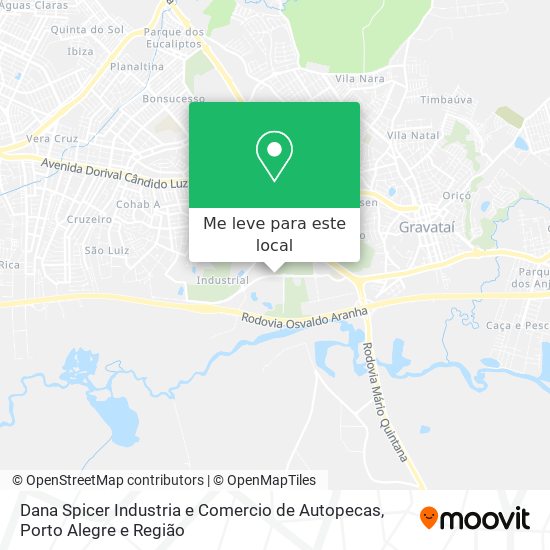 Dana Spicer Industria e Comercio de Autopecas mapa