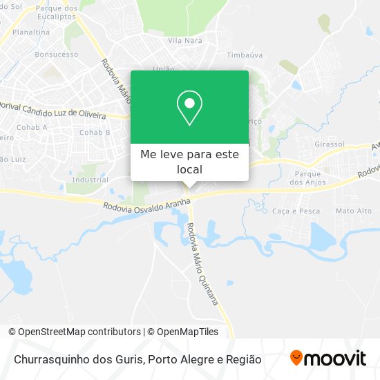 Churrasquinho dos Guris mapa