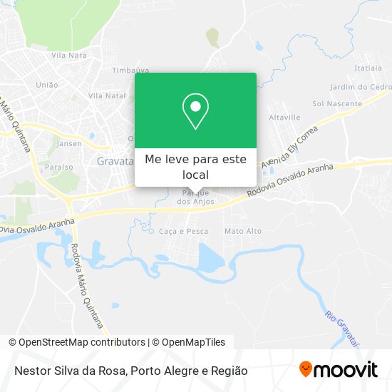 Nestor Silva da Rosa mapa