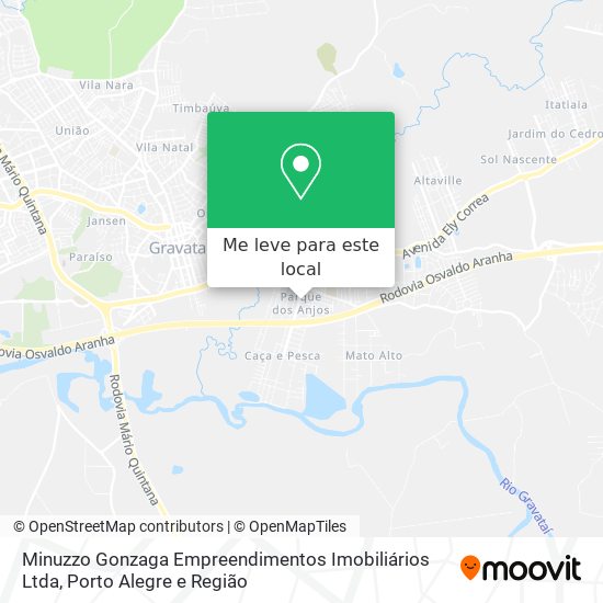 Minuzzo Gonzaga Empreendimentos Imobiliários Ltda mapa