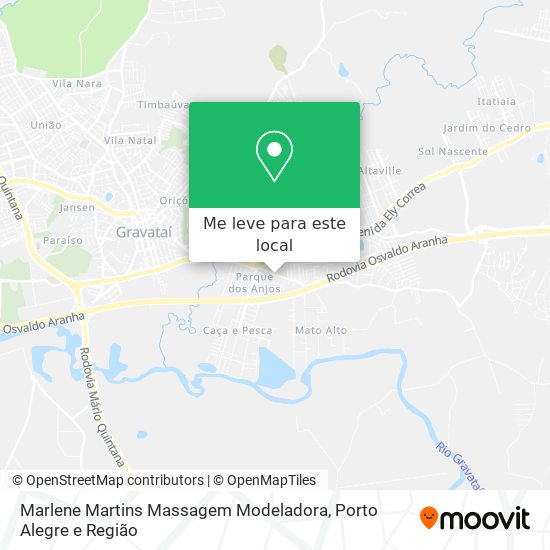 Marlene Martins Massagem Modeladora mapa