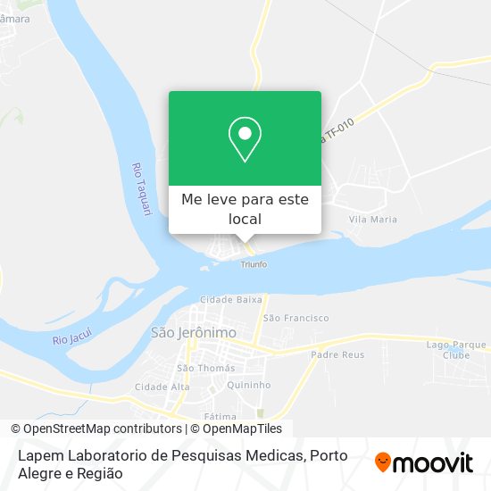 Lapem Laboratorio de Pesquisas Medicas mapa