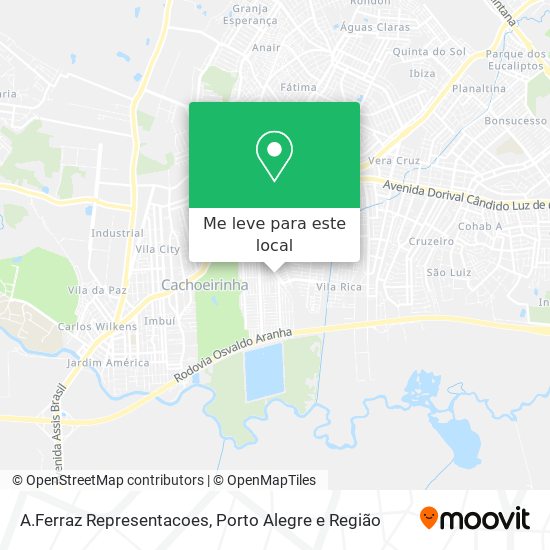 A.Ferraz Representacoes mapa