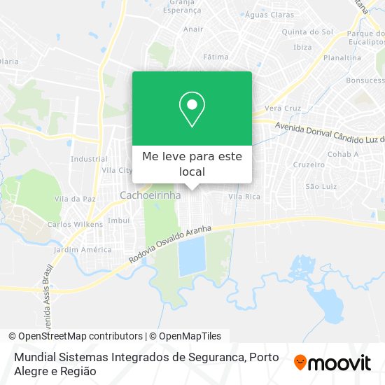 Mundial Sistemas Integrados de Seguranca mapa