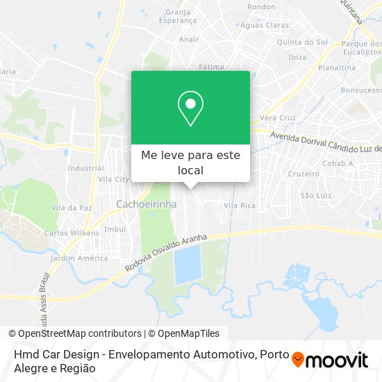 Hmd Car Design - Envelopamento Automotivo mapa