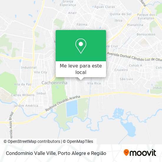 Condomínio Valle Ville mapa