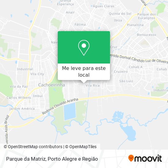 Parque da Matriz mapa
