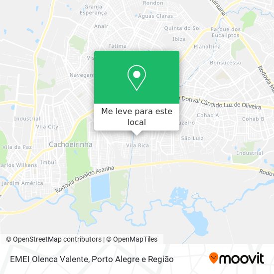 EMEI Olenca Valente mapa
