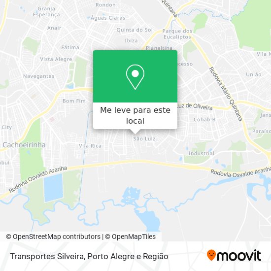 Transportes Silveira mapa