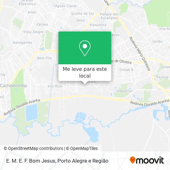 E. M. E. F. Bom Jesus mapa