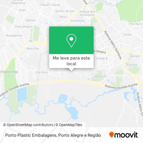 Porto Plastic Embalagens mapa