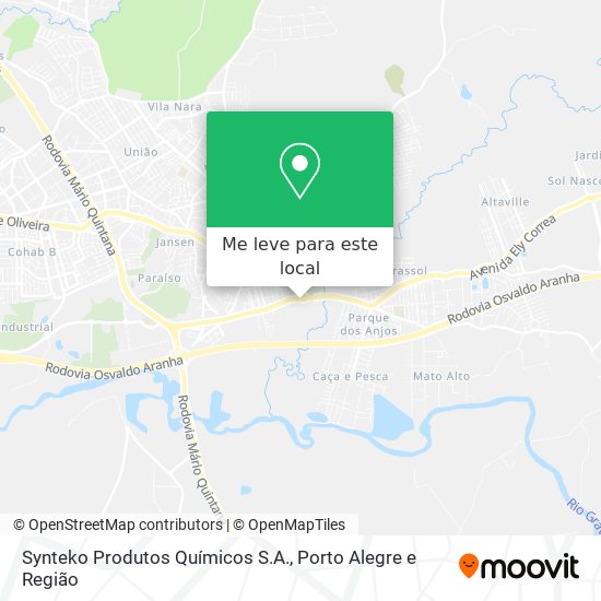 Synteko Produtos Químicos S.A. mapa