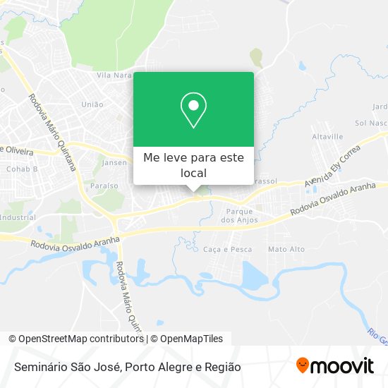 Seminário São José mapa