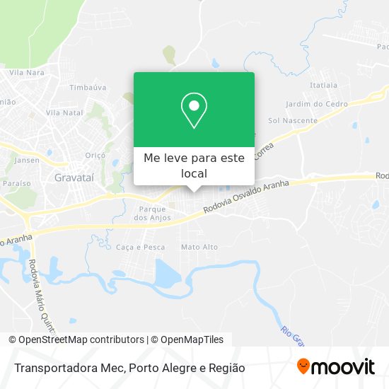 Transportadora Mec mapa