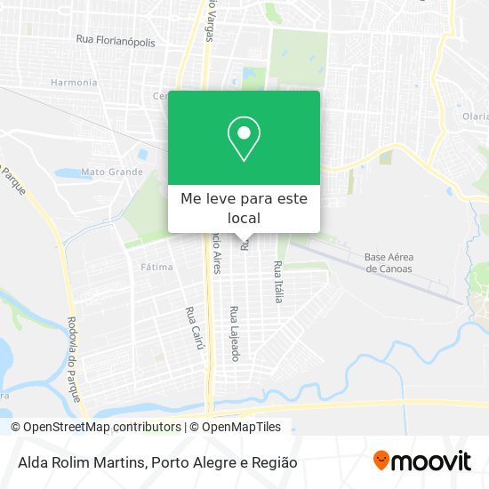 Alda Rolim Martins mapa