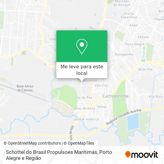 Schottel do Brasil Propulsoes Maritimas mapa