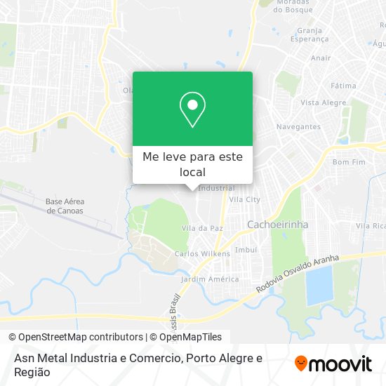 Asn Metal Industria e Comercio mapa