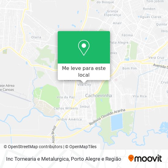 Inc Tornearia e Metalurgica mapa