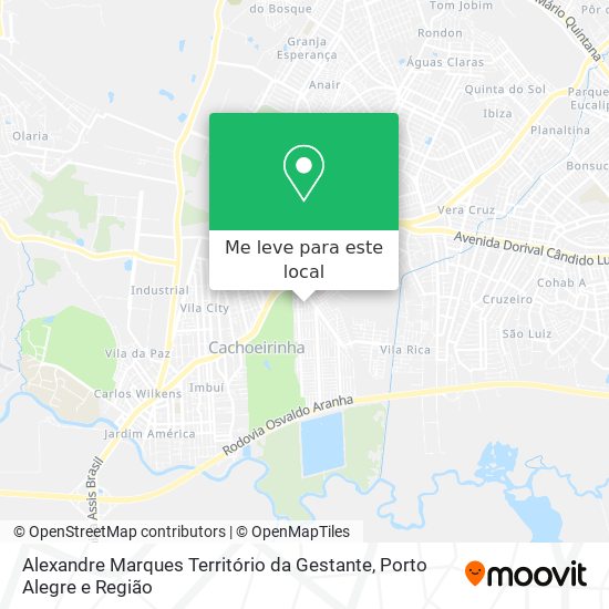 Alexandre Marques Território da Gestante mapa