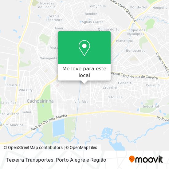 Teixeira Transportes mapa