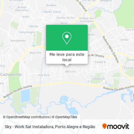 Sky - Work Sat Instaladora mapa