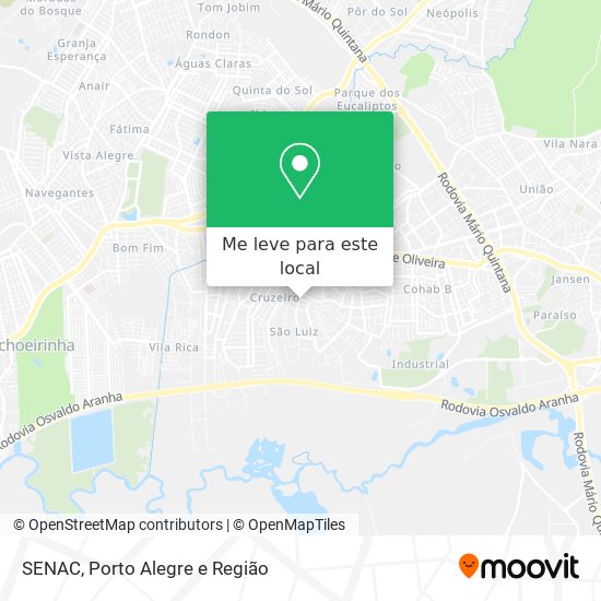 SENAC mapa