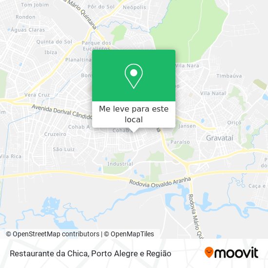 Restaurante da Chica mapa