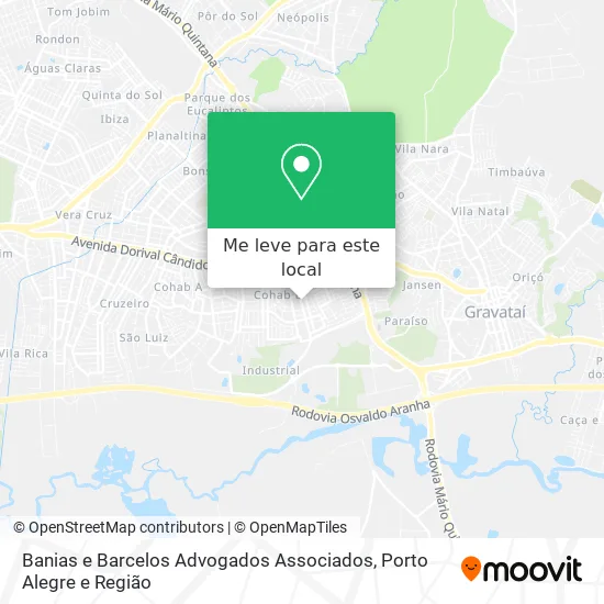 Banias e Barcelos Advogados Associados mapa