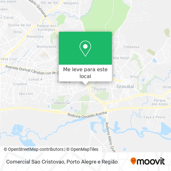 Comercial Sao Cristovao mapa