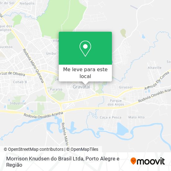 Morrison Knudsen do Brasil Ltda mapa