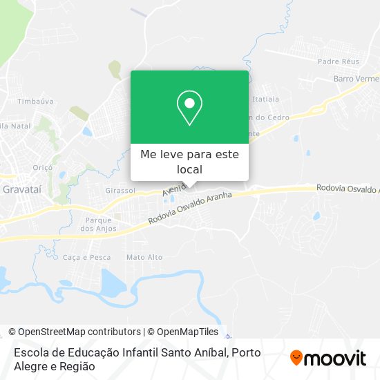 Escola de Educação Infantil Santo Aníbal mapa