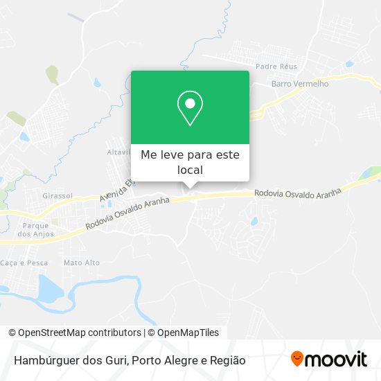 Hambúrguer dos Guri mapa