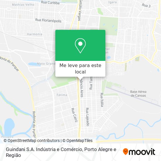 Guindani S.A. Indústria e Comércio mapa