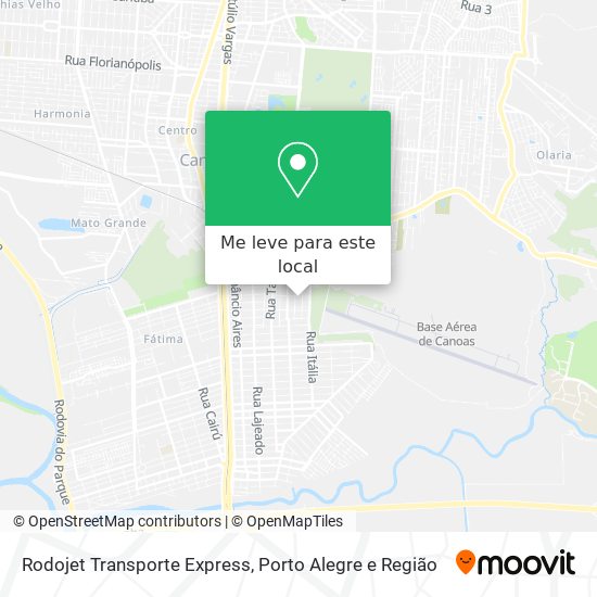 Rodojet Transporte Express mapa