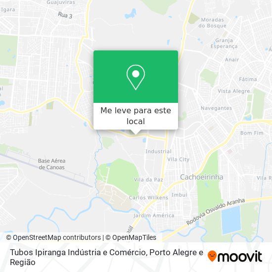 Tubos Ipiranga Indústria e Comércio mapa