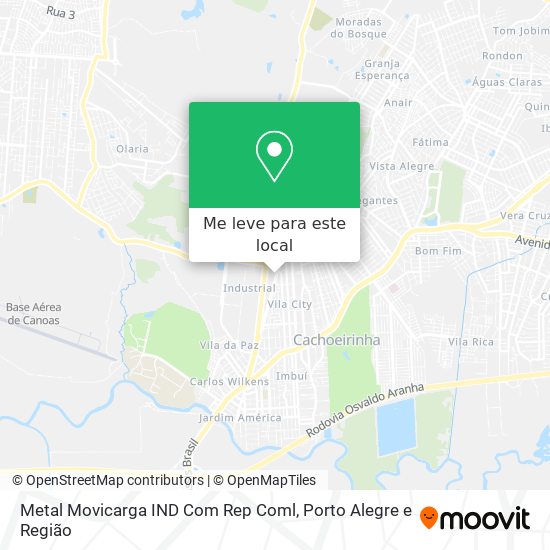 Metal Movicarga IND Com Rep Coml mapa