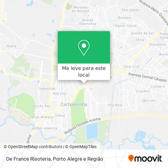 De France Risoteria mapa