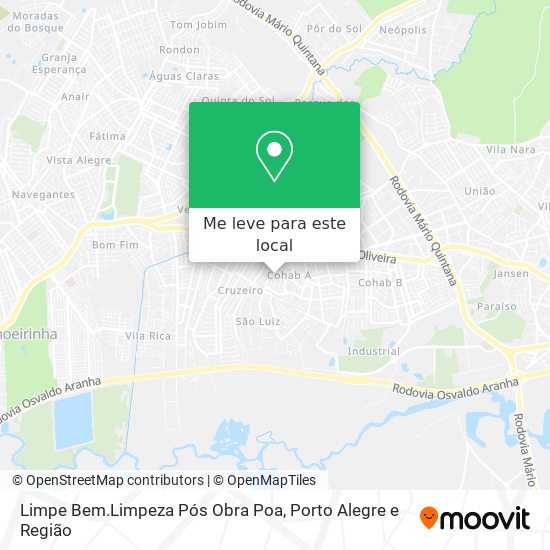 Limpe Bem.Limpeza Pós Obra Poa mapa