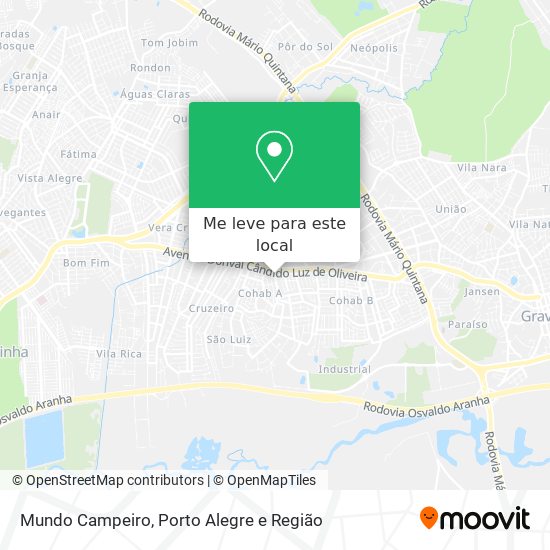 Mundo Campeiro mapa