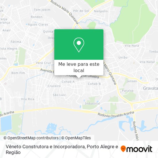 Vêneto Construtora e Incorporadora mapa