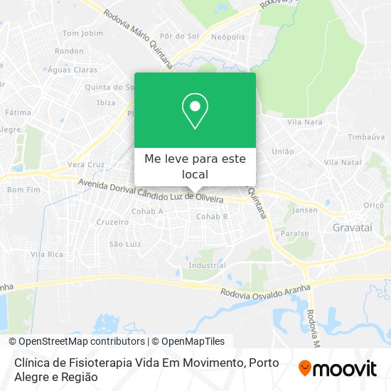 Clínica de Fisioterapia Vida Em Movimento mapa