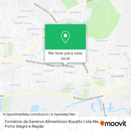 Comércio de Generos Alimenticios Busatto Ltda Me mapa