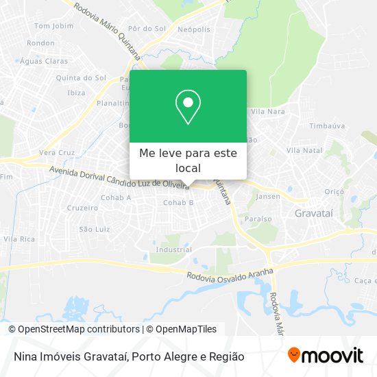 Nina Imóveis Gravataí mapa