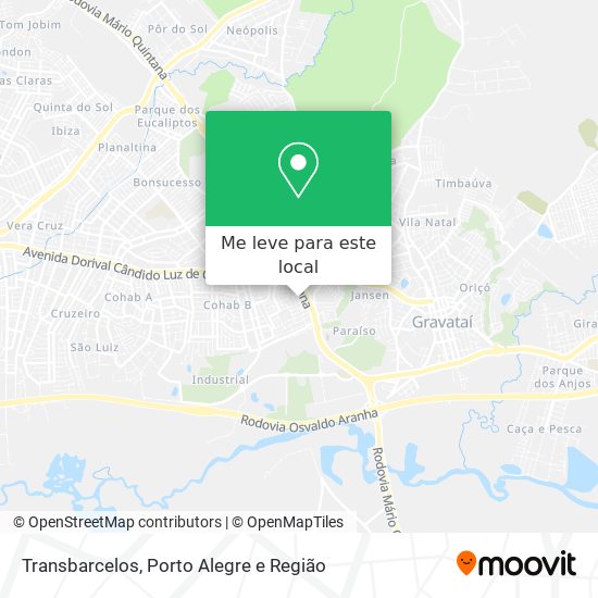 Transbarcelos mapa