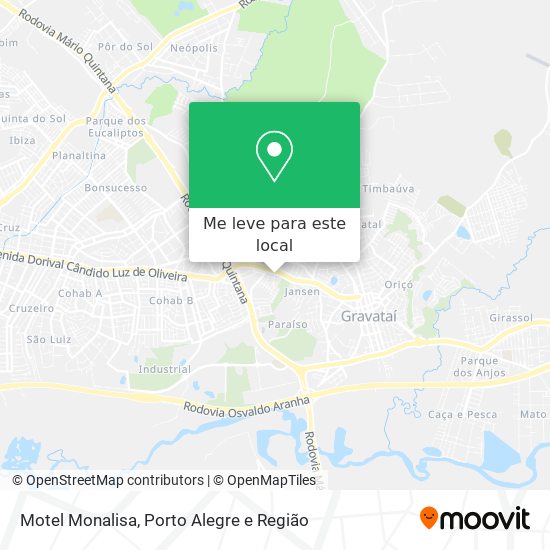 Motel Monalisa mapa