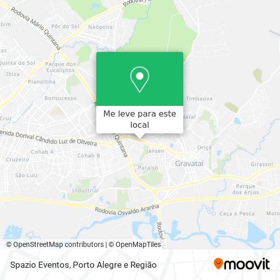 Spazio Eventos mapa