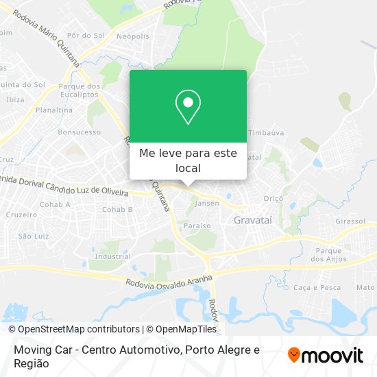 Moving Car - Centro Automotivo mapa