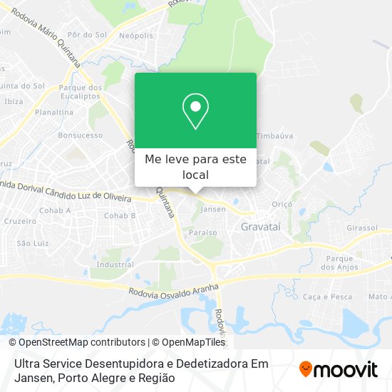 Ultra Service Desentupidora e Dedetizadora Em Jansen mapa