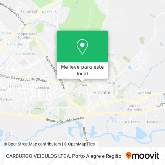 CARBURGO VEICULOS LTDA mapa